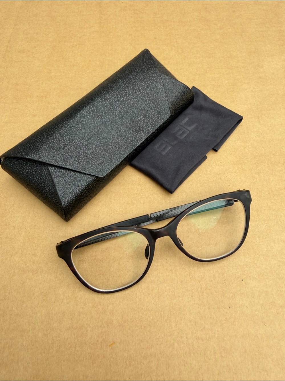 BLAC Eyeglasses Frame Tortoise Black Carbon Fiber Denmark – Frame Only